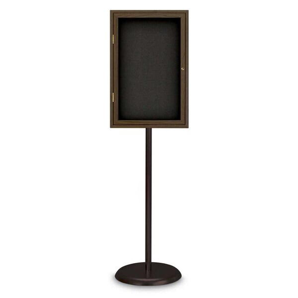 Corkboard, Triple Door, Radius Frame, 72x36", Satin/Pearl